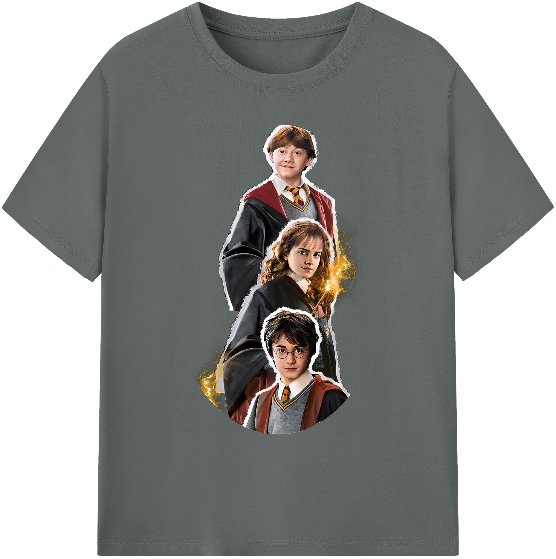 （画像用） Harry Potter ハリー・ポッターシリーズ 綿100％ メンズ半袖Tシャツ｜肌触りやわらか＆通気性